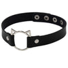 CEA 2021  Goth Necklace For Women Vintage Black Bell Letter Leather Choker Gothic Accessories Girls Party Jewelry