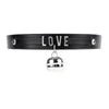 CEA 2021  Goth Necklace For Women Vintage Black Bell Letter Leather Choker Gothic Accessories Girls Party Jewelry