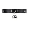 CEA 2021  Goth Necklace For Women Vintage Black Bell Letter Leather Choker Gothic Accessories Girls Party Jewelry