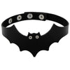 CEA 2021  Goth Necklace For Women Vintage Black Bell Letter Leather Choker Gothic Accessories Girls Party Jewelry