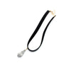 CHICVIE 2021 Women Jewelry Black Short Leather Cord Accessories Drop Shape Natural Stone Charm Pendant Chain Necklaces SNE170057