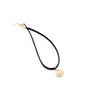 CHICVIE 2021 Women Jewelry Black Short Leather Cord Accessories Drop Shape Natural Stone Charm Pendant Chain Necklaces SNE170057