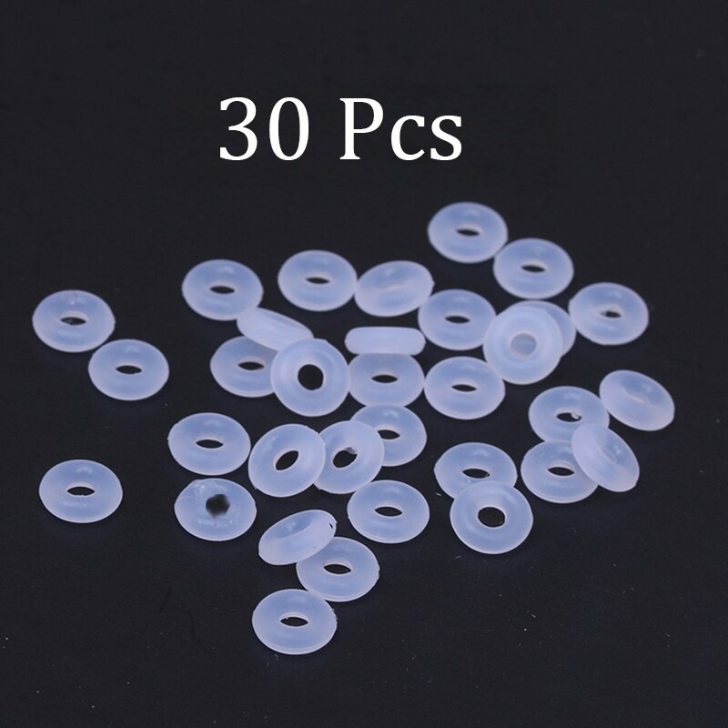 CHIELOY Elastic Ring Silica Gel Clips Charms Fit Original Brand Bracelet Bangle for Women Rubber Safety Stopper Bead DIY Jewelry