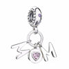 CHIELOYS 2Pcs Special Offer Family Happy Charm Pendant Beads Fit Original DIY Bracelets Necklaces For Women Men Jewelry Making
