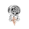 CHIELOYS 2Pcs Special Offer Family Happy Charm Pendant Beads Fit Original DIY Bracelets Necklaces For Women Men Jewelry Making