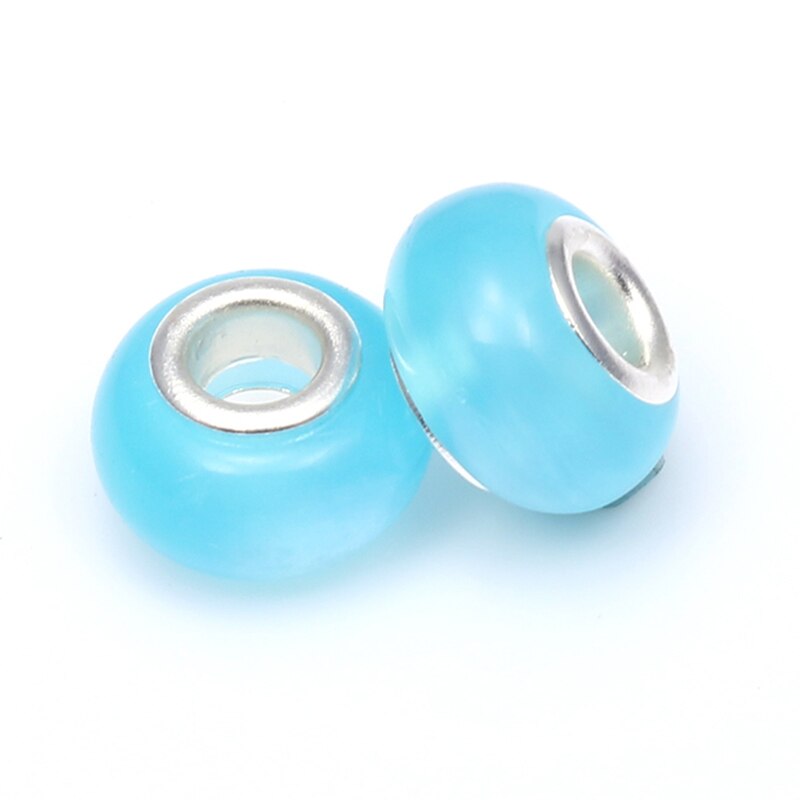 CHIELOYS 2Pcs/lot Rainbow Of Love Charm Pendant Bead Fits Brand Bracelet &amp; Necklace For Women Jewelry Diy Making Gifts