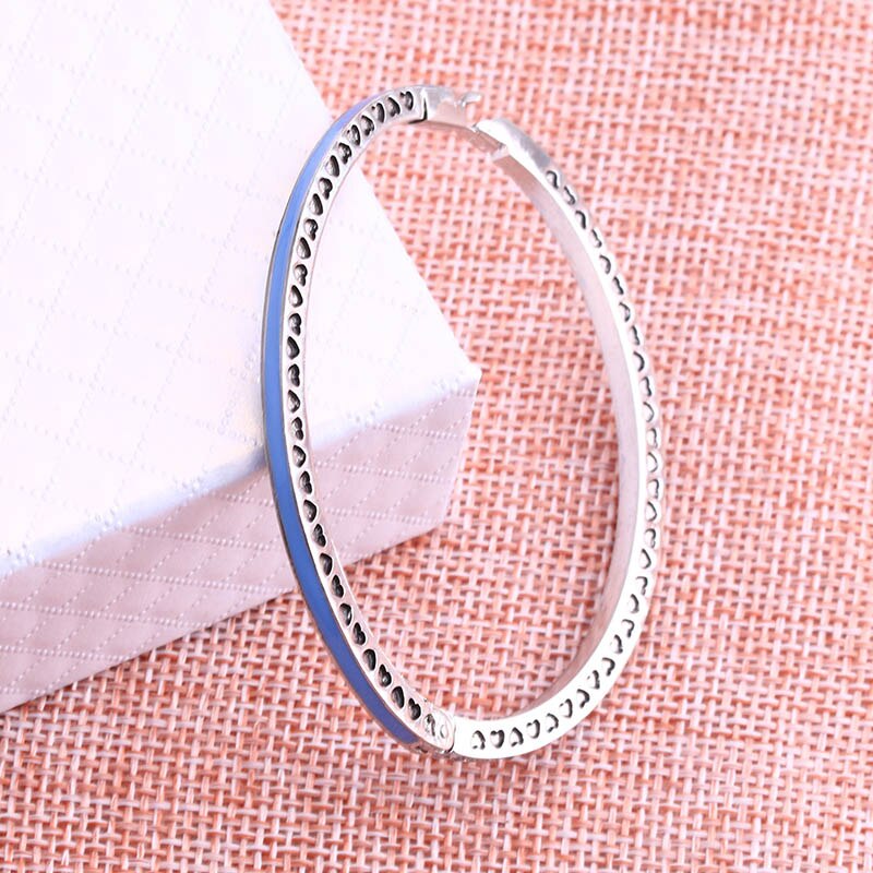 CHIELOYS 7 Color Enamel Charms Bracelets Bracelets Fit Original Bracelet For Women Couple Silver Color Christmas Jewelry Gift