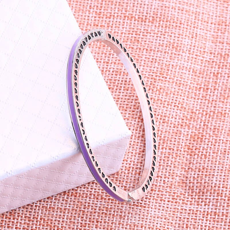 CHIELOYS 7 Color Enamel Charms Bracelets Bracelets Fit Original Bracelet For Women Couple Silver Color Christmas Jewelry Gift