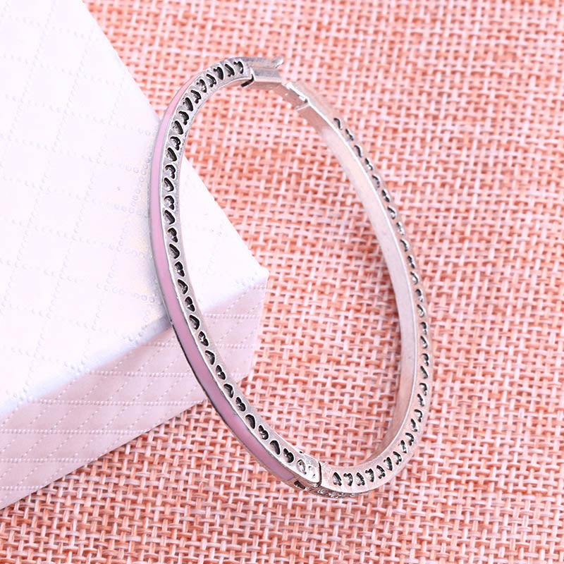 CHIELOYS 7 Color Enamel Charms Bracelets Bracelets Fit Original Bracelet For Women Couple Silver Color Christmas Jewelry Gift