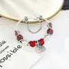 CHIELOYS Heart Pendant Charm bracelet Europe Glass Beads Brand Bracelets&amp; Bangles for Women DIY Jewelry Pulseras BA034