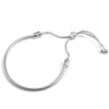 CHIELOYS TOP Selling Silver Plated Classic Round Snake Chain Bracelet Charm Beads Link Chain Bracelets For Women Jewelry