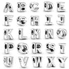 CHILOYS 2Pcs/lot 26 English Letters Charm Beads Fit Original Brand Bracelets Necklaces For Women Jewelry Accessories Gift