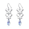 Brand Fine Jewelry Women Earrings Made With Austria Crystal Drop Earring Butterfly Dangle Earrings For Women CWE106
