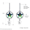 Brand Fine Jewelry Women Earrings Star Style Crystal From Austria Drop Earrings For Women CWE080