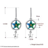 Brand Fine Jewelry Women Earrings Star Style Crystal From Austria Drop Earrings For Women CWE085