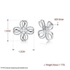 Fine Jewelry 100% 925 Sterling Silver Stud Earrings Winding Cross Style Silver Earrings Gifts For Women CWE028
