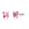 Fine Jewelry 925 Sterling Silver Stud Earrings Butterfly Shape Crystal From Austria Earrings Gifts For Women CWE067