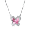 Fine Jewelry Women Necklace Crystal from Austria Butterfly Shaped Pendant Necklace For Women CWN052