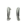 925 Sterling Silver Elegant Waves Hoop Earrings For Women Original Jewelry Making Anniversary Gift