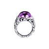 925 Sterling Silver Jewelry Regal Dazzling Beauty Ring with Purple CZ High Quality Fashion Rings for Women Party Best Gift