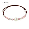 Dazzling Zircon neckalces 3pcs/pack shell pearl/coral/zircons black/brown rope chain jewelry Necklace for women party