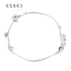 New Fashion Minimalist Bijoux Fine Dainty Letter P Tiny Bracelet & Bangle Charm Chain Bracelet for Women Jewelry Gift