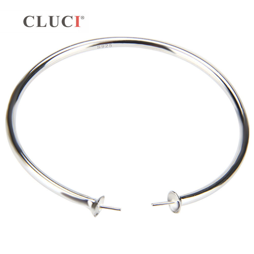 Round Bracelet Bangle fitting for jewelry making, silver 925 jewelry Bracelets&bangles For Women Fine Jewelry charms