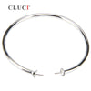 Round Bracelet Bangle fitting for jewelry making, silver 925 jewelry Bracelets&bangles For Women Fine Jewelry charms