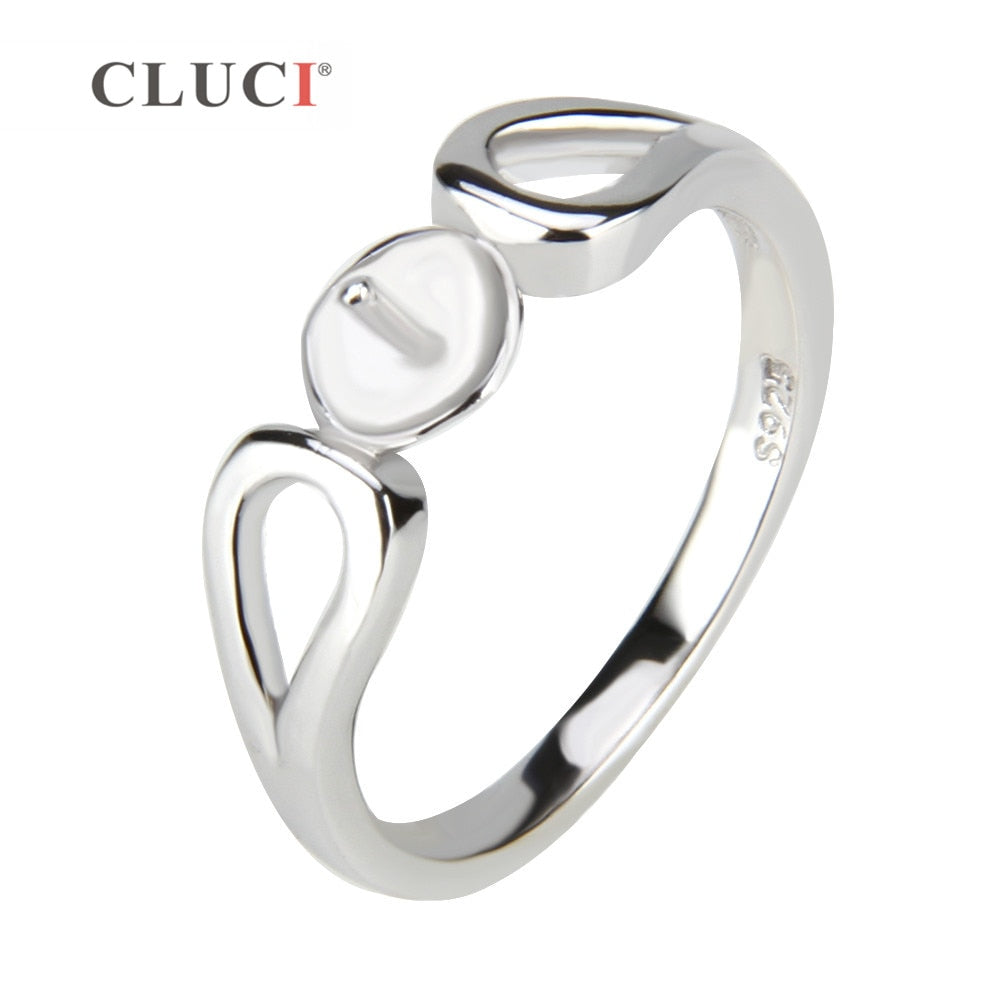 Women Trendy 925 Silver Wedding Ring Set Office ladies Elegant Engagement Bridal Ring Sets Jewelry Teen Girl 6/7/8