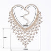 CORUIXI Prom Necklace, Wedding Accessories, Luxurious Rhinestone Jewelry For Women, The Shining Star-Like Heroine H94117