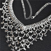 CORUIXI Prom Necklace, Wedding Accessories, Luxurious Rhinestone Jewelry For Women, The Shining Star-Like Heroine H94117