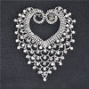CORUIXI Prom Necklace, Wedding Accessories, Luxurious Rhinestone Jewelry For Women, The Shining Star-Like Heroine H94117