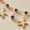 COWBREAD Imitation Gems Necklace for Women Starfish Choker Chain Necklace Women's Neck Chain Jewelry