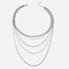 COWBREAD Layered Necklace  All-match Simple Necklace Temperament Wild Clavicle Chain Neck Jewelry