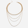 COWBREAD Layered Necklace  All-match Simple Necklace Temperament Wild Clavicle Chain Neck Jewelry