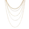 COWBREAD Layered Necklace  All-match Simple Necklace Temperament Wild Clavicle Chain Neck Jewelry