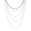 COWBREAD Layered Necklace  All-match Simple Necklace Temperament Wild Clavicle Chain Neck Jewelry