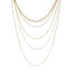 COWBREAD Layered Necklace  All-match Simple Necklace Temperament Wild Clavicle Chain Neck Jewelry