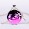 Necklaces & Pendants Pokemon Eevee Necklace Pokeball Glass Cabochon Necklace Silver Chain Women Fine Jewelry Gift 2020