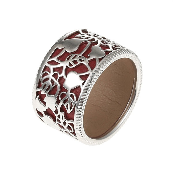 100% 925 Sterling Silver Rings For Women Hollow Flower Design Vintage Classic Silver Jewelry Roun Ring For Lover Best Gift