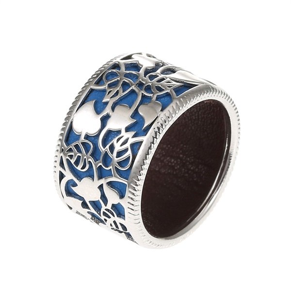 100% 925 Sterling Silver Rings For Women Hollow Flower Design Vintage Classic Silver Jewelry Roun Ring For Lover Best Gift