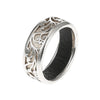 100% Genuine 925 Sterling Silver Rattan Hollowing Craft Finger Ring Agate Unfading Exquisite Flower Authentic S925 Rings