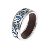 100% Genuine 925 Sterling Silver Rattan Hollowing Craft Finger Ring Agate Unfading Exquisite Flower Authentic S925 Rings