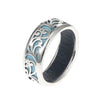100% Genuine 925 Sterling Silver Rattan Hollowing Craft Finger Ring Agate Unfading Exquisite Flower Authentic S925 Rings
