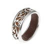 100% Genuine 925 Sterling Silver Rattan Hollowing Craft Finger Ring Agate Unfading Exquisite Flower Authentic S925 Rings