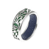 100% Genuine 925 Sterling Silver Rattan Hollowing Craft Finger Ring Agate Unfading Exquisite Flower Authentic S925 Rings