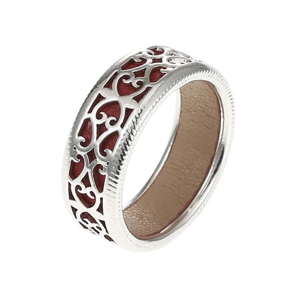 925 Sterling Silver Rings Women Unique Loving heart Shape Round Ring Wedding Band Fashion Jewelry Anniversary Gift