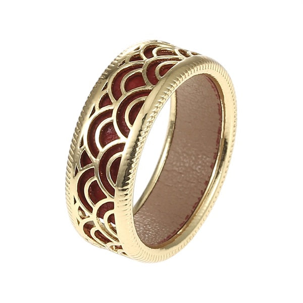 Genuine 925 Sterling Silver Ring Scale Cloud Hollowing Craft Finger Rings Rounded Geometry Elegant Fine Jewelry Women Ring