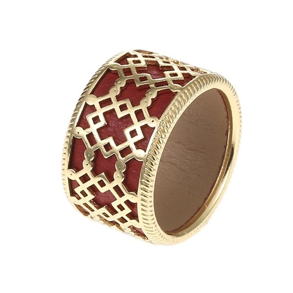 Real 925 Sterling Silver Ring Leather Exchange Designer Fine Jewelry Hollow Geometry Rings for Women Bijoux