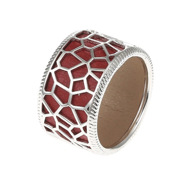 Real S925 Sterling Silver Ring for Women Blue Giraffe Ring Leather Exchange Cushion Romantic Gift Engagement Jewelry Rings